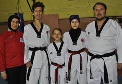 Türkiye şampiyonu çıkaran tekvandocu aile