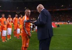 Galatasaraylı Wesley Sneijder'e büyük onur