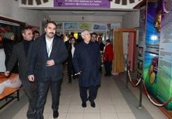 Fenerbahçe Başkanı Yıldırım, Edremit'te pota açılışı yaptı
