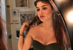 Hande Erçel'in yüzüne ne oldu?