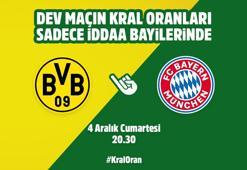 Borussia Dortmund-Bayern Münih maçının Kral Oranlar'ı sadece iddaa bayilerinde
