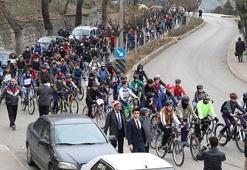 Öğrenciler Karabükspor için pedal çevirdi!