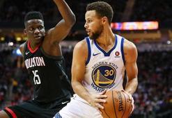 Çekişmeli maçın kazananı Golden State Warriors