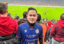 Galatasaray - Fenerbahçe derbisini çılgın milyarder Gilang Widya Pramana izledi