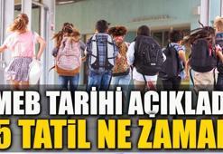 15 tatil ne zaman? Karneler ne zaman alınacak? Okullar ne zaman kapanıyor? Yarıyıl tatili (Sömestr)