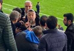 Kasımpaşa - Fatih Karagümrük maçında protokol tribününde gerginlik