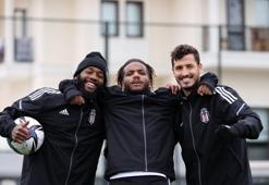 Beşiktaş'ta neşeli idman! Yüzler gülüyor