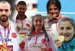Atletizmde rekor sayıda madalya