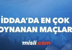 Misli.com'da günün en çok iddaa oynanan maçları