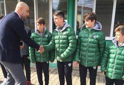 Tolunay Kafkas'tan Bursaspor altyapısına ziyaret