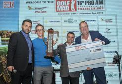 Juan Carlos Aguero Rozadilla 16. Uluslararası Golf Mad Pro-Am Turnuvası'nda şampiyon!