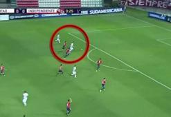 Trabzonspor'un eski golcüsü hem attı hem atıldı!