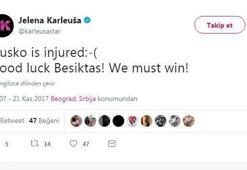 Jelena, Tosic'in sakatlığını duyurdu