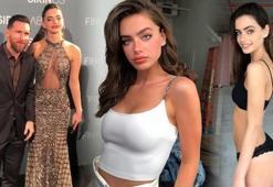 Messi'nin elini ayağına dolaştıran güzel model Yael Shelbia