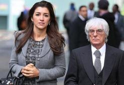 83'lük Formula 1 patronuna 36'lık eşinden destek