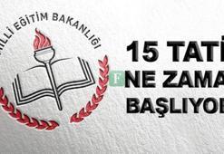 Yarıyıl tatili ne zaman başlıyor? 15 tatil ne zaman?