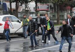 Amatör maçta savaş çıktı