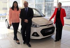 Hyundai i10 sahibini buldu