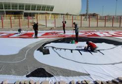 Sivasspor taraftarları, 15 bin TL harcayarak 3D koreografi hazırladı