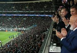 Cumhurbaşkanı Erdoğan Cenk'in golünde böyle sevindi!