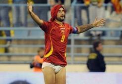 Vucinic'ten ilginç gol sevinci