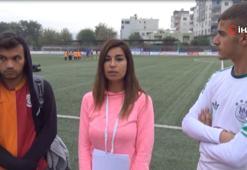 Cizre'de futbola kadın eli değdi!