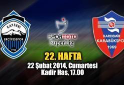 Kayseri Erciyesspor - Kardemir Karabükspor