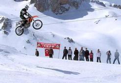 Isparta'da Motosnow heyecanı