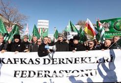 Çerkesler, kış olimpiyatlarını protesto etti