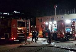 Bayrampaşa'da stadyumda yangın