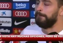 Gerard Pique, gözyaşlarını tutamadı!