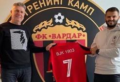 Beşiktaş scouting antrenörü Bayram Bilim'den Vardar kulübüne ziyaret