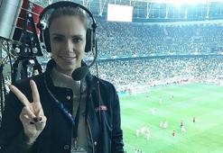 Vodafone Park'ta bir güzel: Esther Sedlaczek