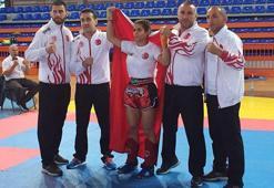 Haliliyeli Gökçe kickboks Balkan şampiyonu oldu