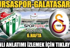 Bursaspor-Galatasaray | Canlı