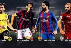 Milli futbolcular Avrupa'nın dört bir yanında