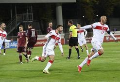 (ÖZET) Letonya-Türkiye maç sonucu: 1-2