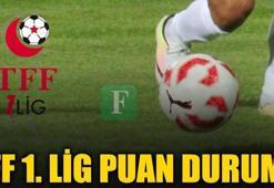 TFF 1. Lig 5. hafta puan durumu - 5. hafta sonuçları