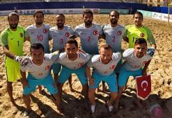 Plaj futbolu Milli Takımı finale çıktı