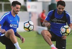Sosa ve Volkan Şen ilk antrenmanına çıktı