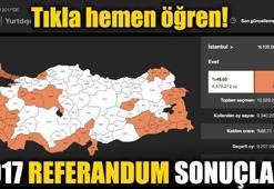 İl il referandum sonuçları / İstanbul, Ankara, İzmir referandum sonuçları