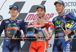 Büyük Britanya'da kazanan Dovizioso