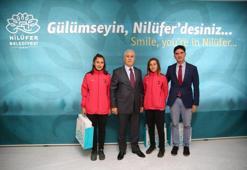 Dünya şampiyonu kardeşlerden Bozbey'e ziyaret