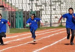 Engelli sporcular, madalya için koştu