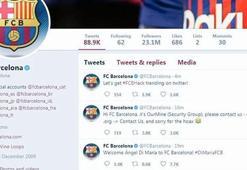 Barcelona'nın sosyal medya hesapları hacklendi!