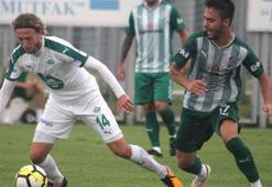 Bursaspor, hazırlık maçında 7 attı