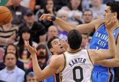 Enes Kanter "double - double" yaptı: 101 - 98