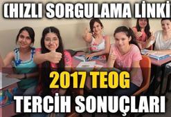MEB e-Okul giriş sayfası - 2017 TEOG tercih sonuçları öğrenme ekranı