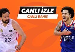 Real Madrid – Anadolu Efes maçı iddaa oranları! Heyecan misli.com'da
