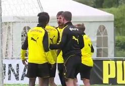 Dortmund antrenmanında gergin anlar!